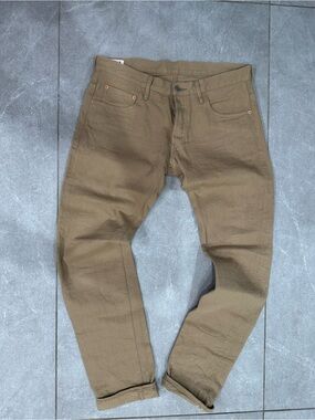 ONI Denim 670-LWBE 12oz Super Low Tension Khaki Beige Denim